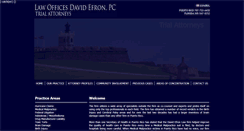 Desktop Screenshot of davidefronlaw.com