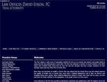 Tablet Screenshot of davidefronlaw.com